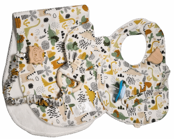 conjutno accesorios bebé tela personalizables regalos unicos útiles